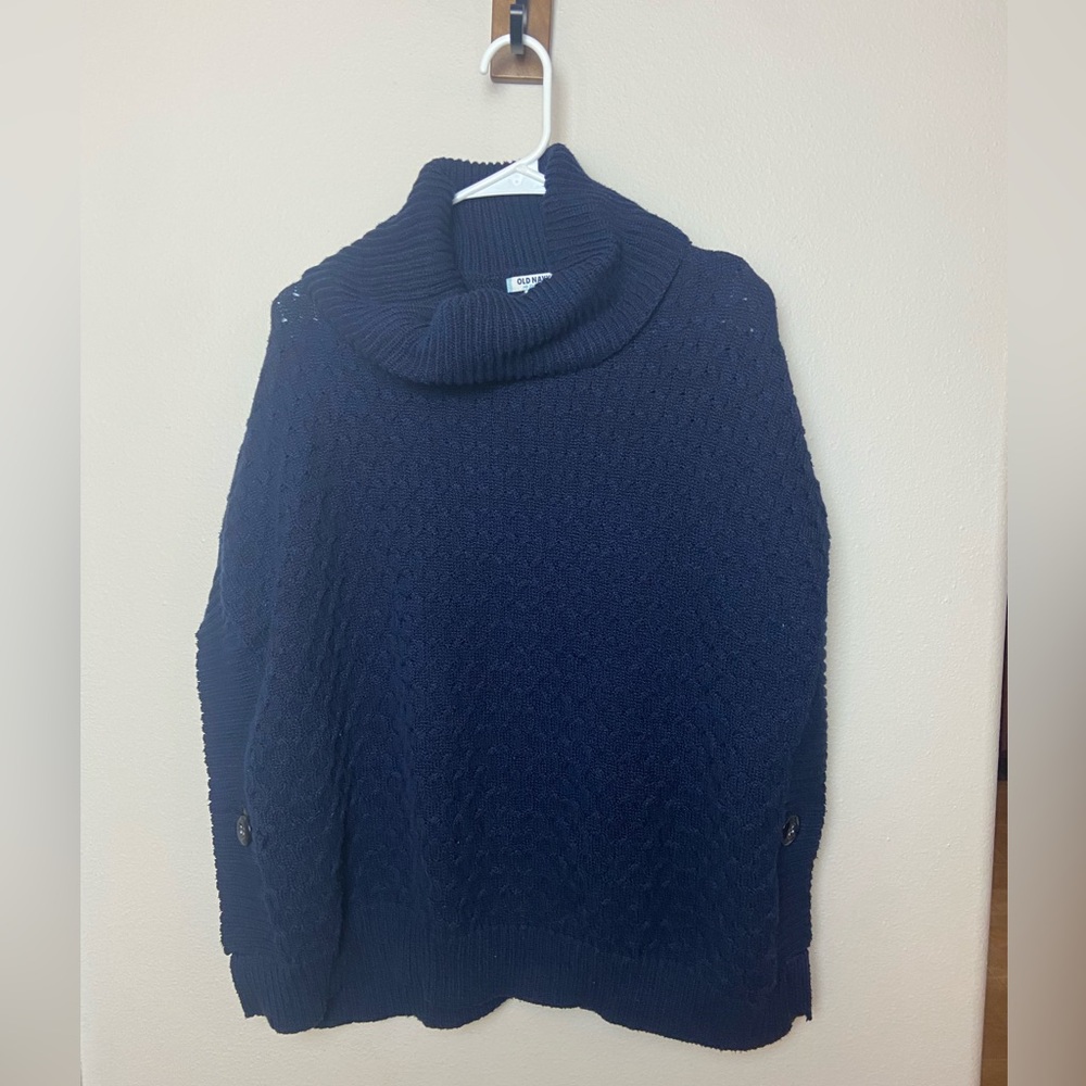 Old Navy Deep Blue Knit Sweater